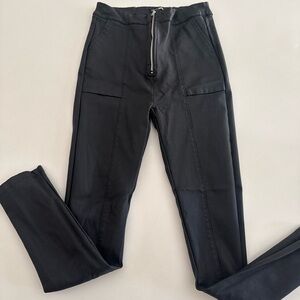Black pleather Pants